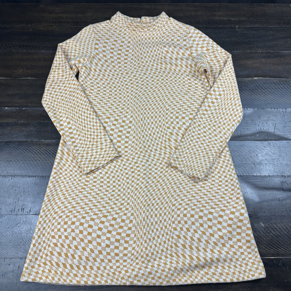 Zara Kids Formal Dress in Tan and White